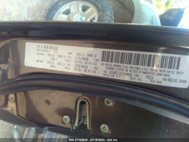 3C6UR5CJ3JG108545 RAM 2500 Tradesman