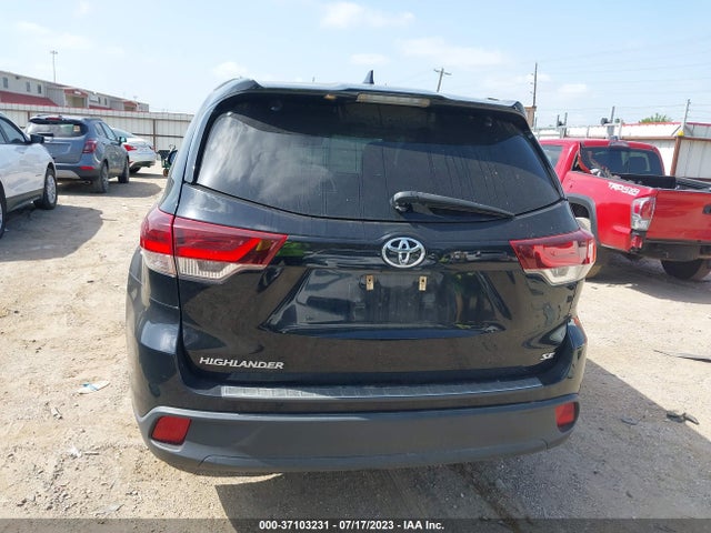 2019 TOYOTA HIGHLANDER SE/XLE VIN: 5TDKZRFH4KS552732
