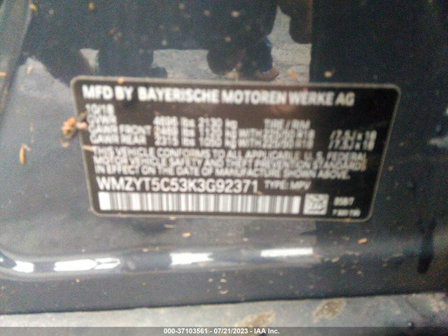WMZYT5C53K3G92371 Mini Countryman Cooper S
