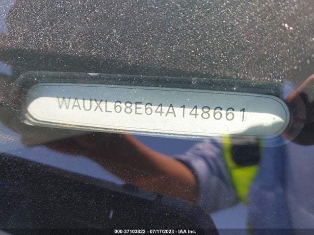 2004 AUDI S4 VIN: WAUXL68E64A148661