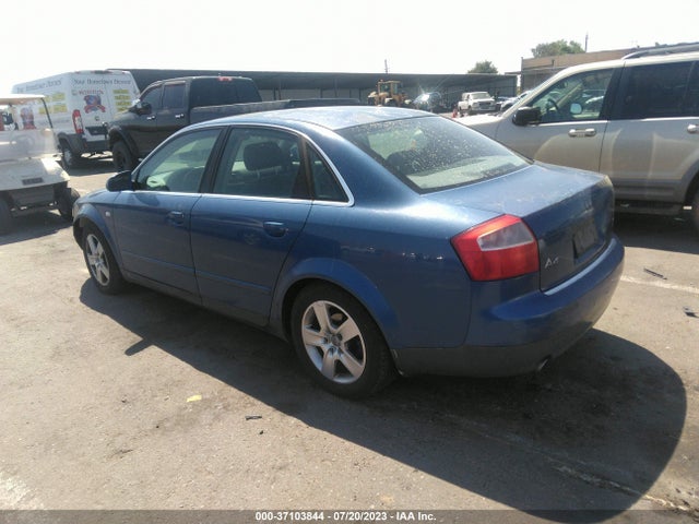 2002 AUDI A4 3.0L VIN: WAULT68E42A200672