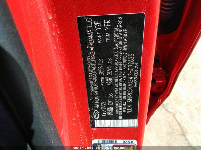 Hyundai ELANTRA SEL 2023 5NPLS4AG4PH092625 Image 15