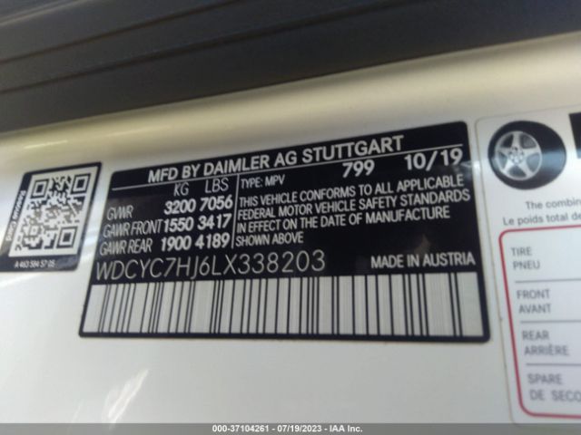 WDCYC7HJ6LX338203 Mercedes-Benz G-class Amg G 63