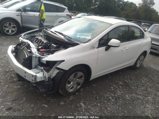 2013 HONDA CIVIC SDN LX VIN: 19XFB2F58DE232345