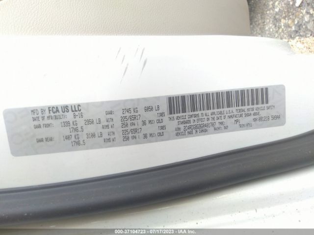 2C4RDGBG9GR401707 Dodge Grand Caravan Se
