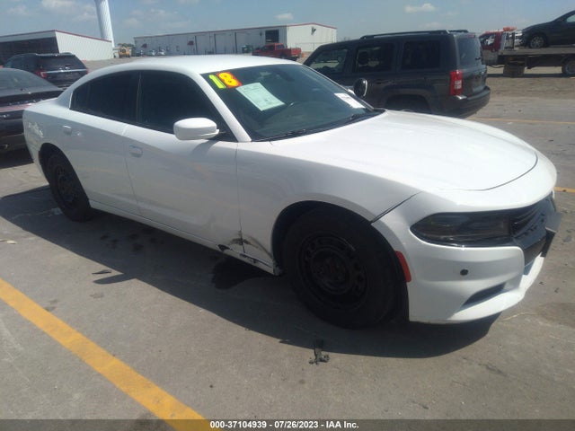 2018 DODGE CHARGER POLICE VIN: 2C3CDXKT1JH174713