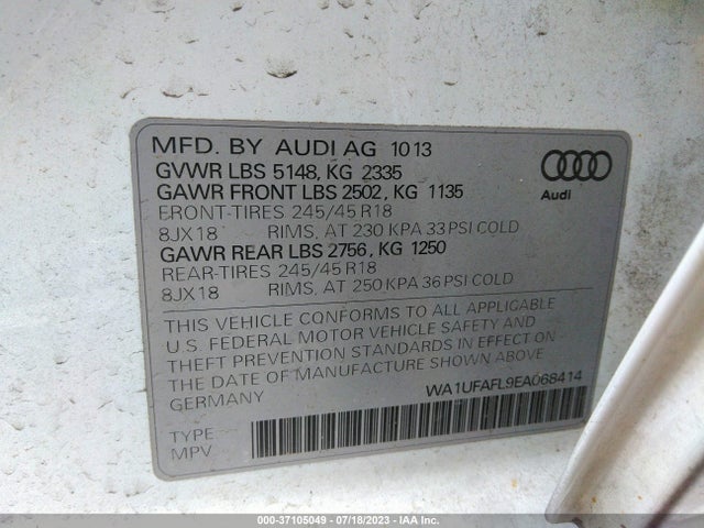 WA1UFAFL9EA068414 Audi Allroad Premium Plus