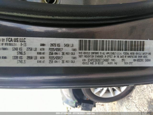3C4PDCBG9GT134887 Dodge Journey Sxt