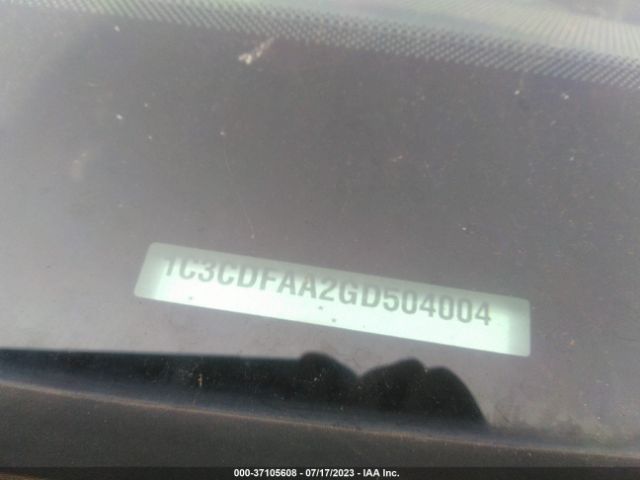 1C3CDFAA2GD504004 Dodge DART SE