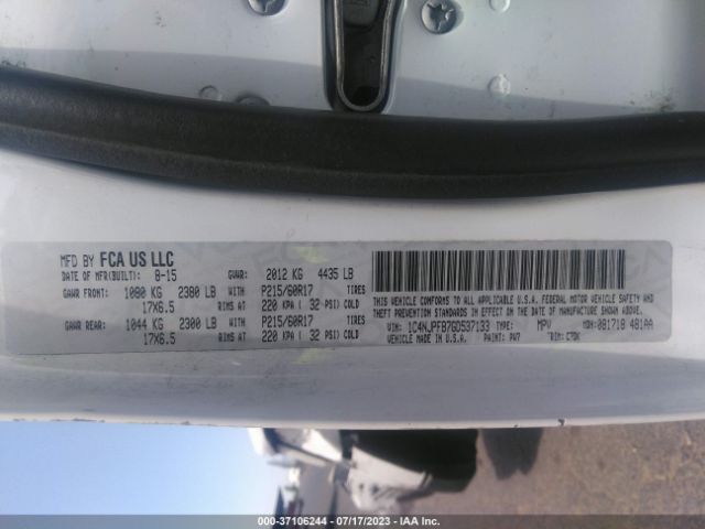 1C4NJPFB7GD537133 Jeep Patriot Latitude