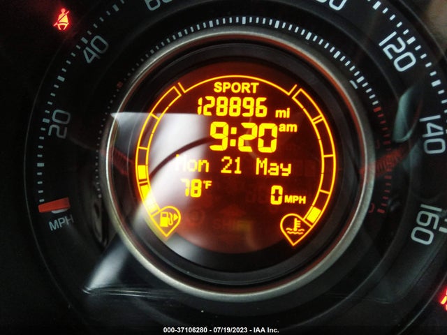 2013 FIAT 500 ABARTH VIN: 3C3CFFFH7DT737138