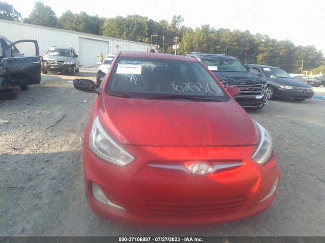 2014 HYUNDAI ACCENT GLS VIN: KMHCU4AE6EU628370