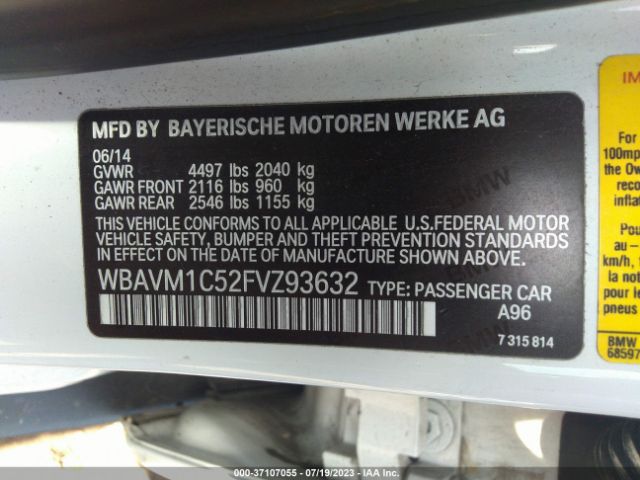 WBAVM1C52FVZ93632 BMW X1 Sdrive28i