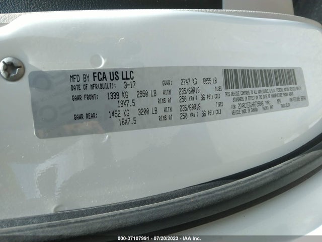 2C4RC1EG1HR729846 Chrysler Pacifica Touring-l Plus