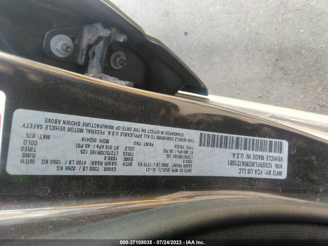 1C6SRFLM2MN721081 RAM 1500 Rebel