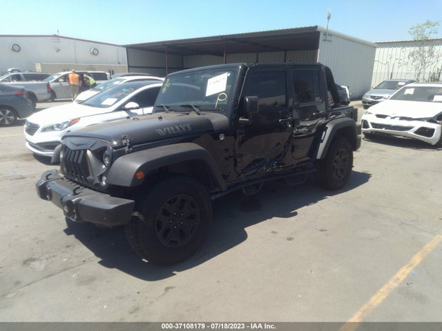 2016 JEEP WRANGLER UNLIMITED WILLYS WHEELER VIN: 1C4BJWDG8GL315699