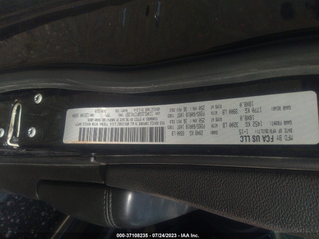 Dodge DURANGO LIMITED 2015 1C4RDJDG8FC741397 Image 9