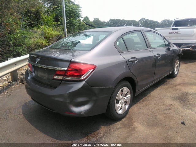 Honda Civic Sedan Lx 2014 2HGFB2F52EH541364 Image 4