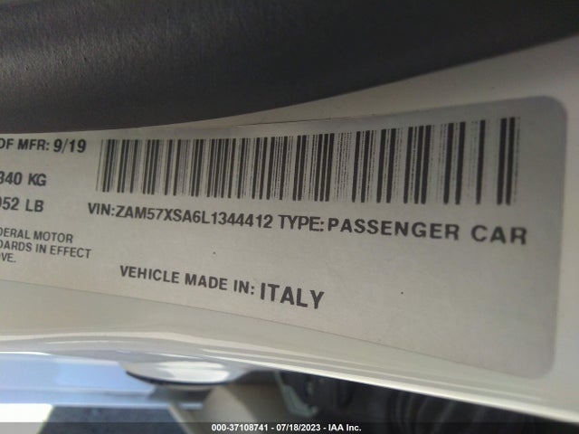 2020 Maserati Ghibli, VIN: ZAM57XSA6L1344412