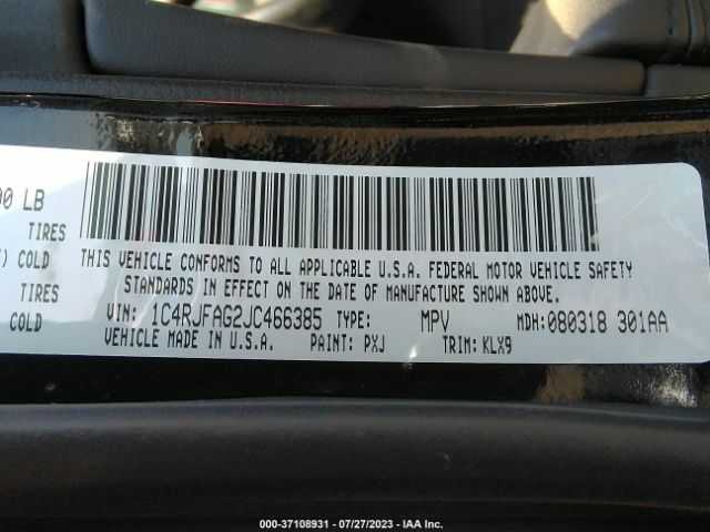 1C4RJFAG2JC466385 Jeep Grand Cherokee Altitude