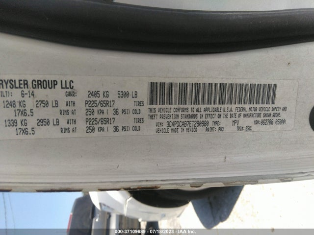 Dodge JOURNEY SE 2014 3C4PDCAB7ET290980 Image 9