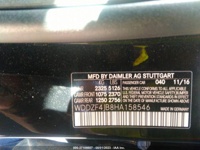 WDDZF4JB8HA158546 Mercedes-Benz E-class E 300