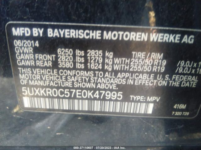 5UXKR0C57E0K47995 BMW X5 Xdrive35i