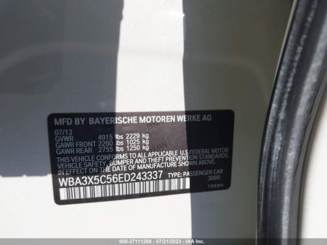 WBA3X5C56ED243337 BMW 3 Series Gran Turismo 328i Xdrive