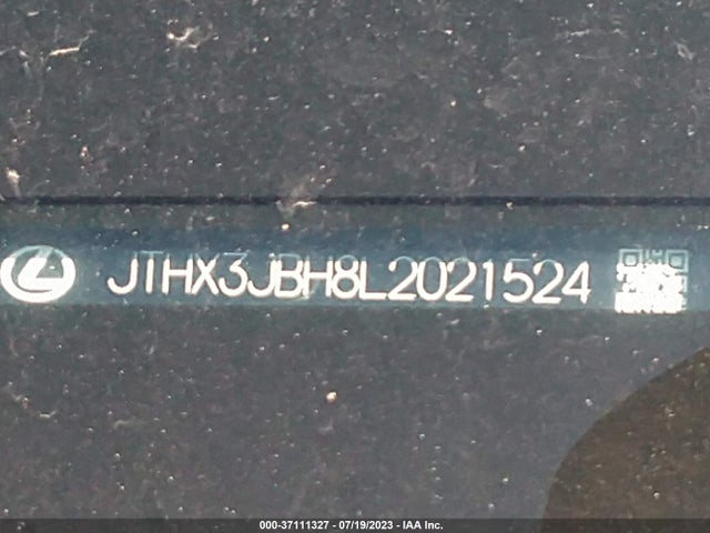 JTHX3JBH8L2021524 Lexus Ux Ux 200