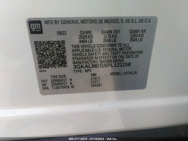 3GKALMEGXPL121158 GMC Terrain Sle