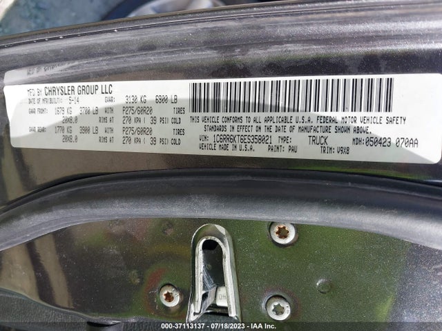 1C6RR6KT6ES358021 RAM 1500 Express