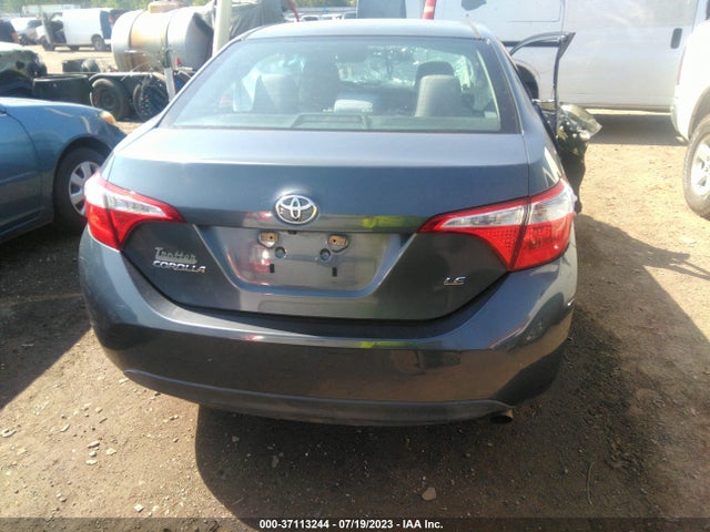 2015 TOYOTA COROLLA L/LE/S/S PLUS/LE PLUS VIN: 5YFBURHE5FP186599