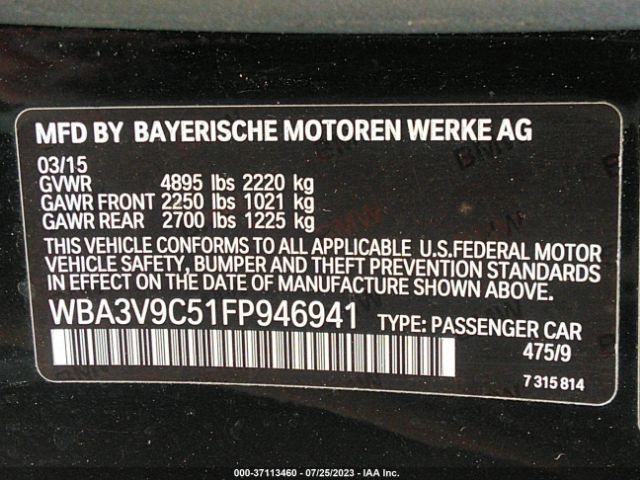 WBA3V9C51FP946941 BMW 4 Series 428i Xdrive