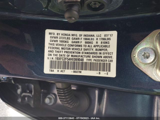 19XFC2F54HE069048 Honda Civic Sedan Lx