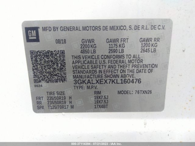 3GKALXEX7KL160476 GMC Terrain Denali