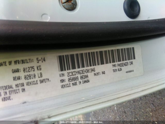 2C3CDYAG3EH301946 Dodge Challenger Sxt Plus