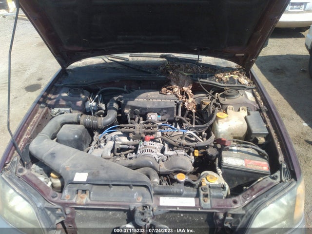 2001 SUBARU LEGACY WAGON OUTBACK W/RB EQUIP VIN: 4S3BH665617649916