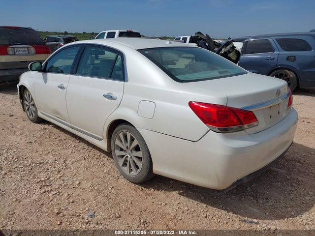 2011 TOYOTA AVALON VIN: 4T1BK3DB8BU429779