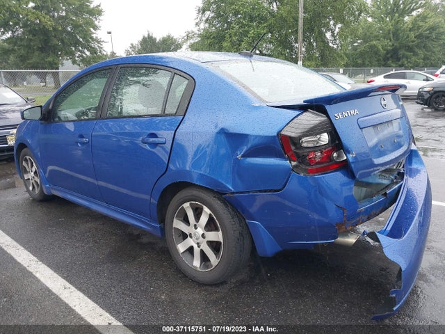 2012 NISSAN SENTRA 2.0 SR VIN: 3N1AB6AP7CL660267