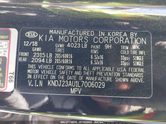 KNDJ23AU1L7006029 KIA SOUL S