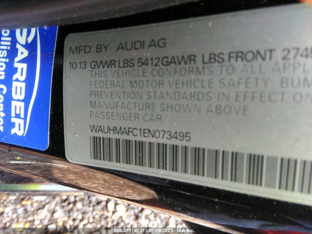 WAUHMAFC1EN073495 Audi A6 3.0l Tdi Prestige
