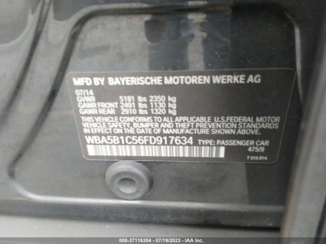 WBA5B1C56FD917634 BMW 5 Series 535i