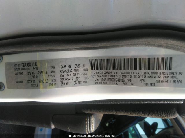 1C4PJMCB6GW341815 Jeep Cherokee Latitude