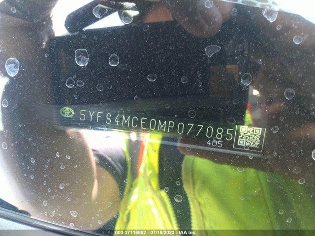 Toyota Corolla Se/nightshade/apex Se 2021 5YFS4MCE0MP077085 Image 9