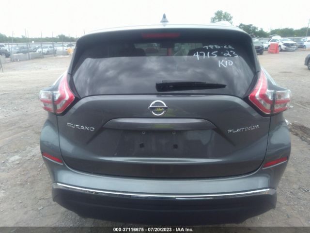5N1AZ2MG6JN183210 Nissan Murano Platinum