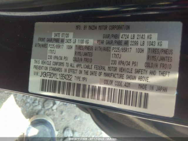 JM3KFBCM1L1864062 Mazda Cx-5 Touring
