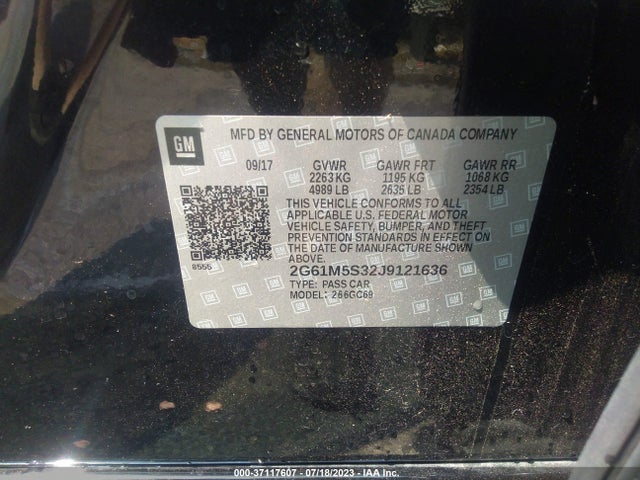2G61M5S32J9121636 Cadillac XTS LUXURY