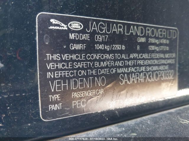 SAJAR4FX3JCP30332 Jaguar Xe 25t