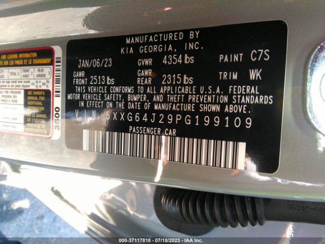 5XXG64J29PG199109 KIA K5 Gt-line