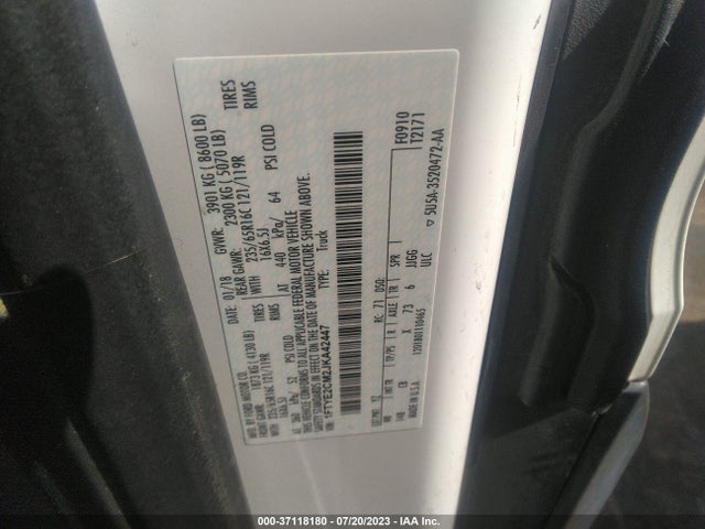 Ford TRANSIT VAN 2018 1FTYE2CM2JKA42447 Image 15